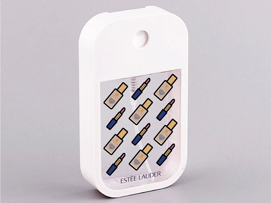 雅詩蘭黛 MY COVER預約參加禮：限量時尚酒精噴瓶。報名成功並出席活動即免費贈送。