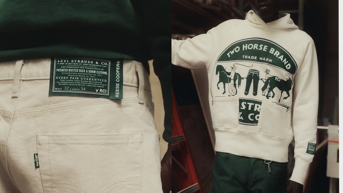 Levi&amp;#039;s X Reese Cooper聯名經典皮標變綠色，同色丹寧夾克外套更是質感