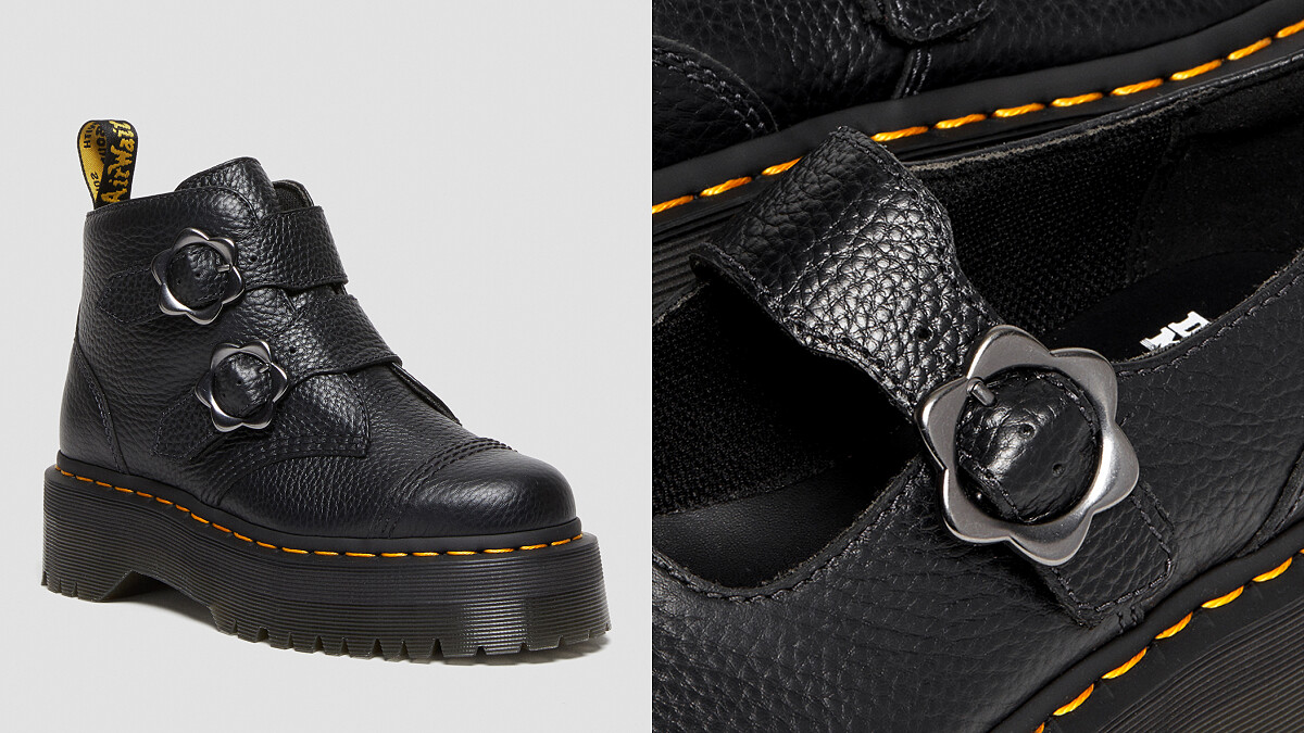 Dr. Martens注入可愛細節！小花金屬扣飾，3雙鞋款＋售價一次告訴你