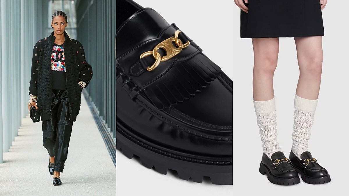 2022樂福鞋成爆款：Chanel酒紅色、LV老花款、Gucci蜜蜂刺繡…10雙推薦