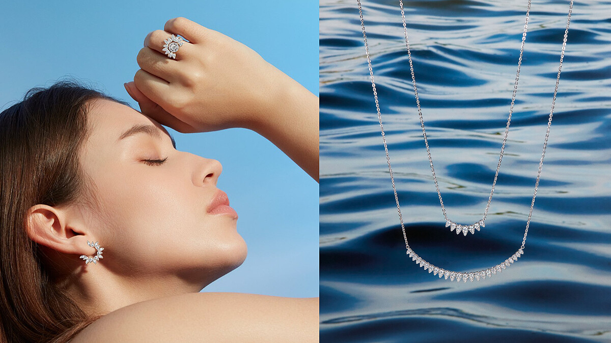 融入獨有「幻視鑲嵌法」，HEARTS ON FIRE讓美鑽看起來更大、更閃、更亮！標誌性Aerial 系列新作，蕨類、豆莢、太陽…化身令人難以抗拒的優雅璀璨！