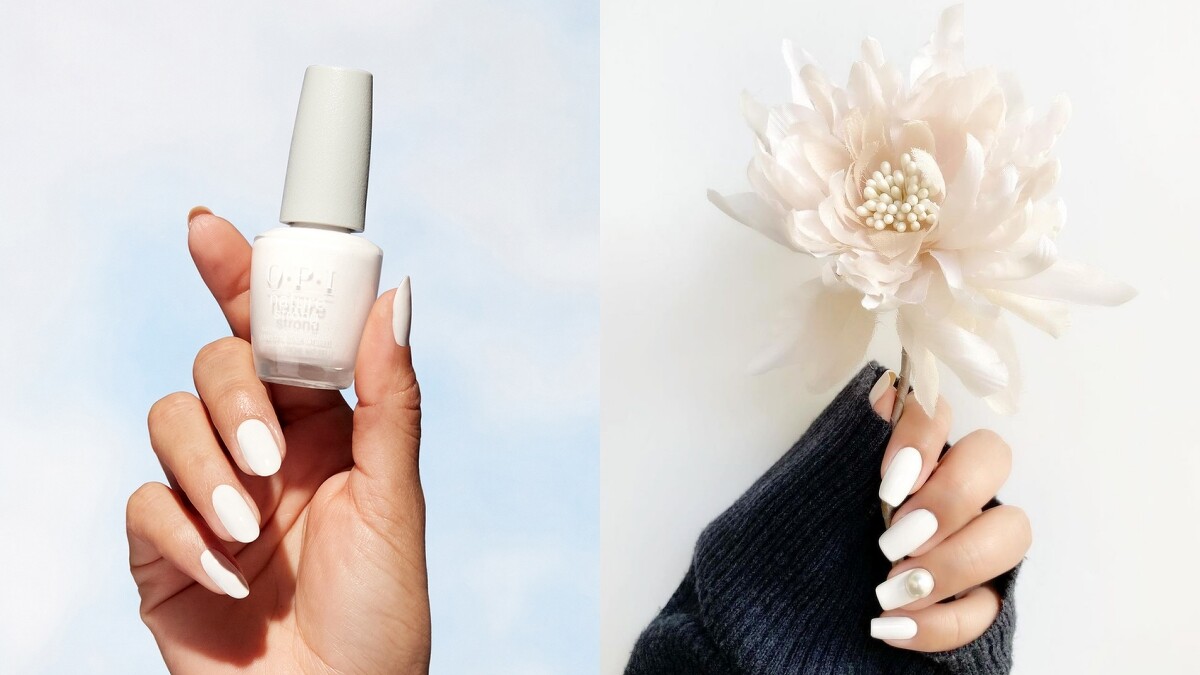 OPI植萃光感指甲油NAT001堅毅的貝殼。