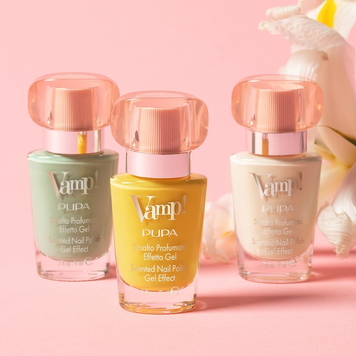 PUPA甜心釉光香氛指甲油2022夏日新色。