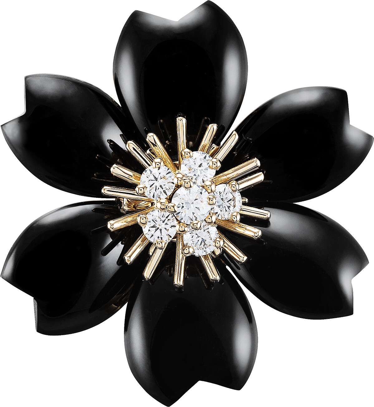 Van Cleef & Arpels_Rose de No&euml;l吊墜胸針，小型款式