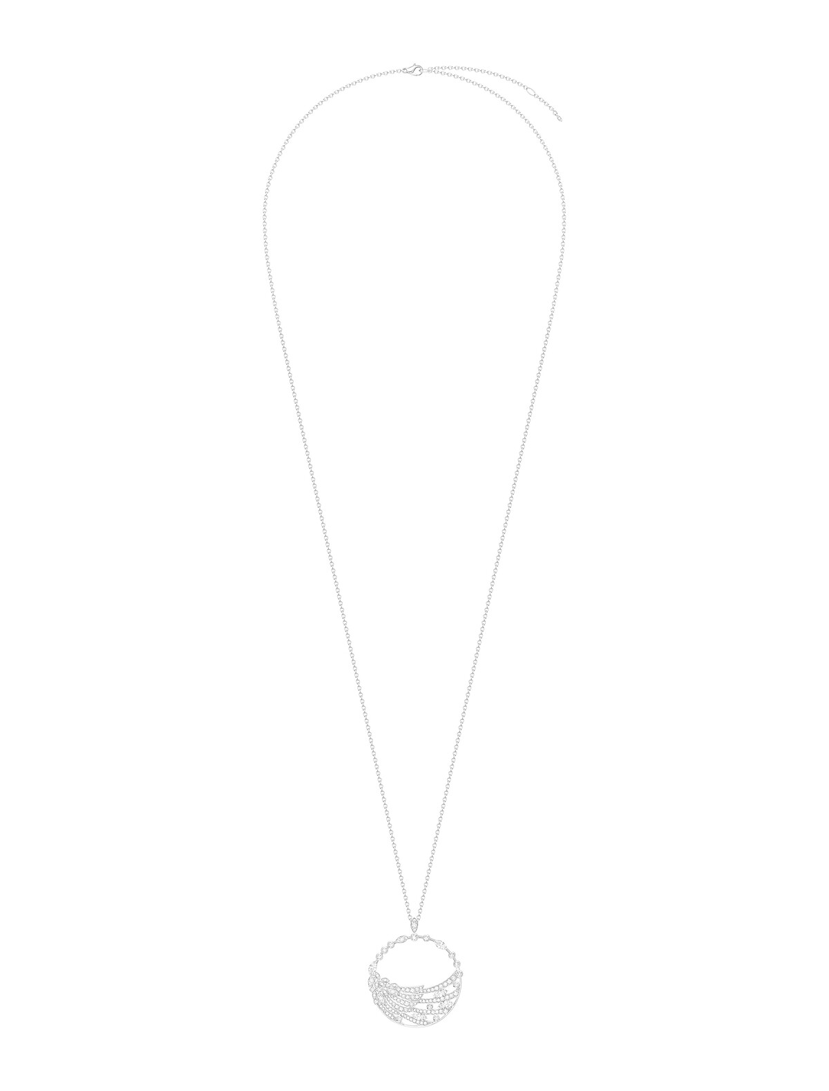 Piaget Treasures系列18K白金鑽石項鏈，建議售價NT$935,000