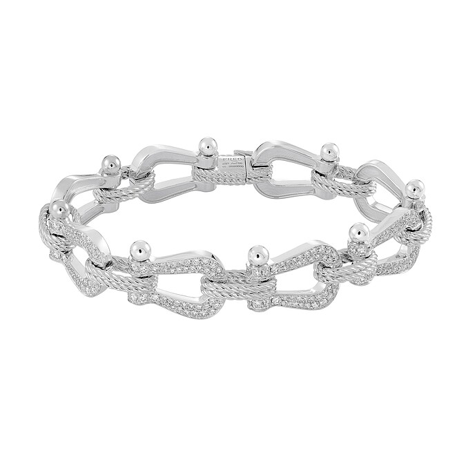 Force 10 multibuckle 高級珠寶系列 寬版鑽石手鏈 TWD 1,309,900