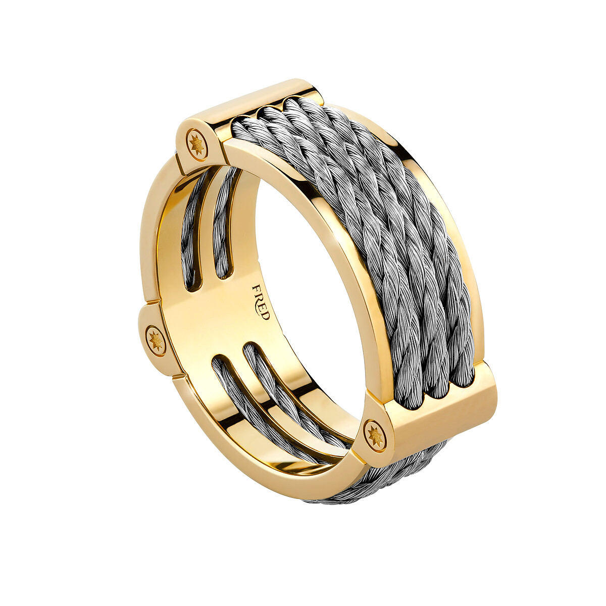 Force 10 Winch 18K黃金精鋼三環戒指 TWD 98,700