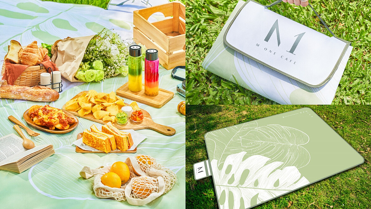 M One Cafe人氣台北早午餐推出雙人野餐組！還有酪梨綠專屬野餐墊