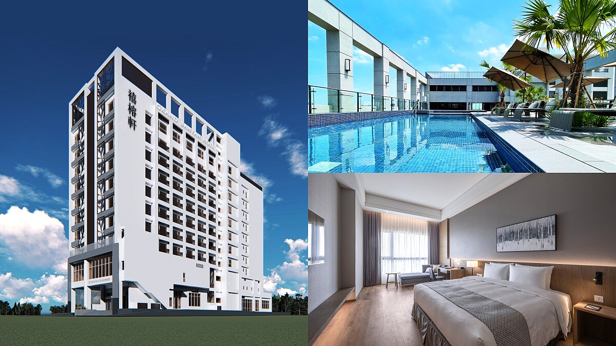 2022台南「禧榕軒大飯店」開箱！府城首間頂樓泳池超好拍、威士忌牛肉湯太銷魂