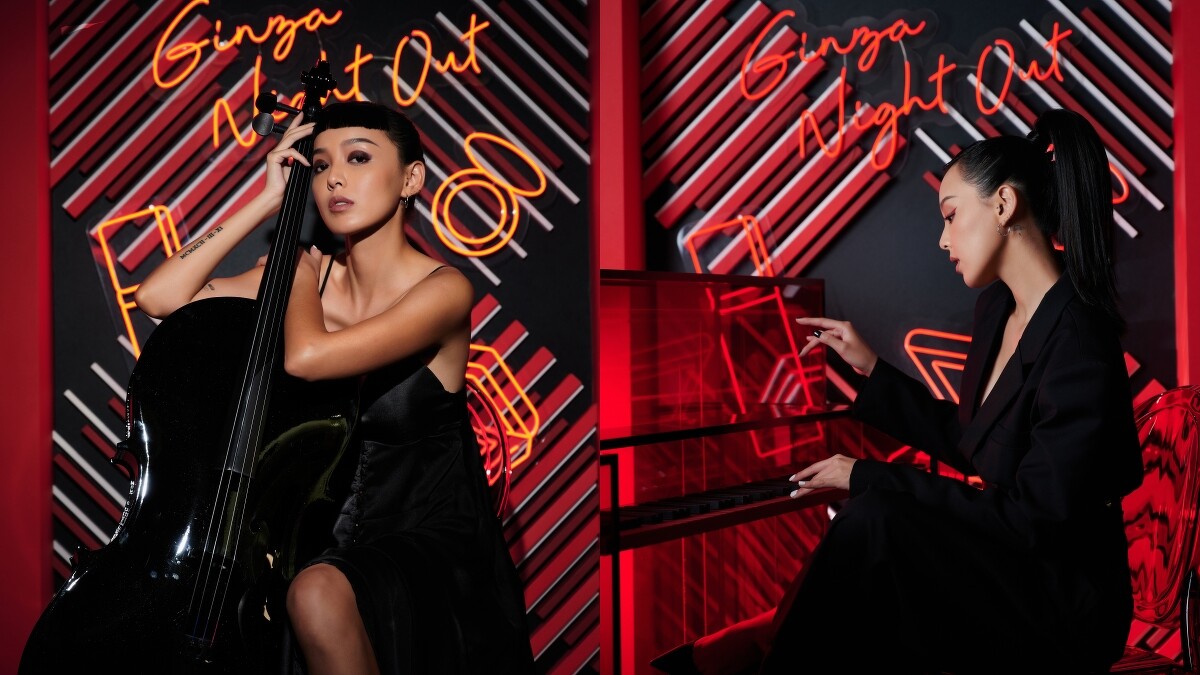 潮模李函示範Night Out in GINZA TOKYO。