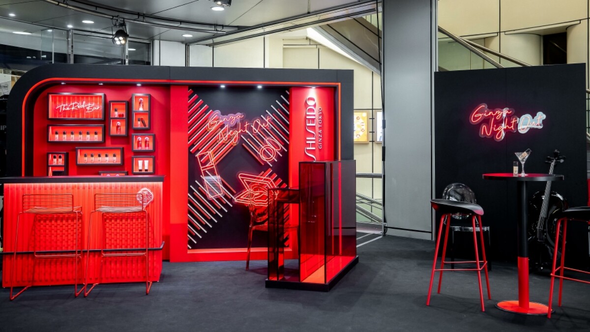 資生堂銀座之夜GINZA NIGHT OUT空景照。