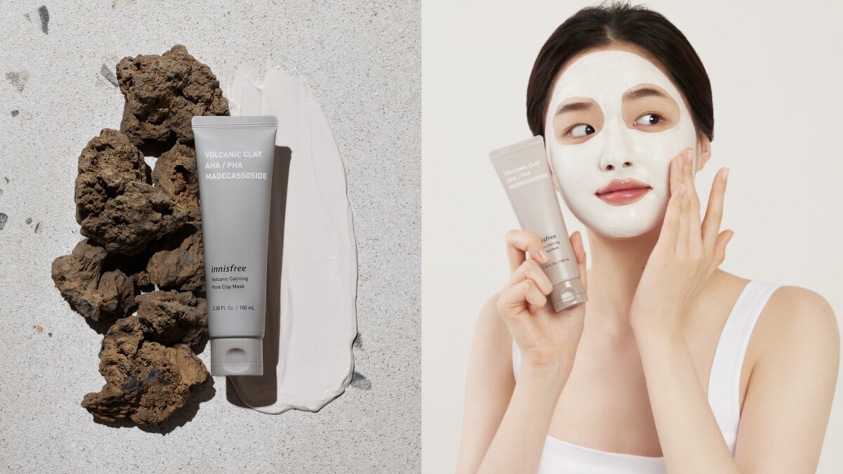 innisfree濟州島火山泥毛孔潔淨鎮靜面膜100ml，NT570