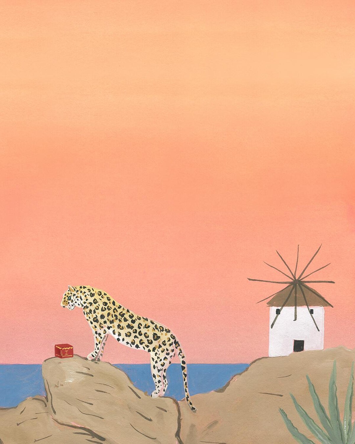 藝術家康斯坦丁&middot;卡卡尼亞斯 ( Konstantin Kakanias )為卡地亞快閃店的創作