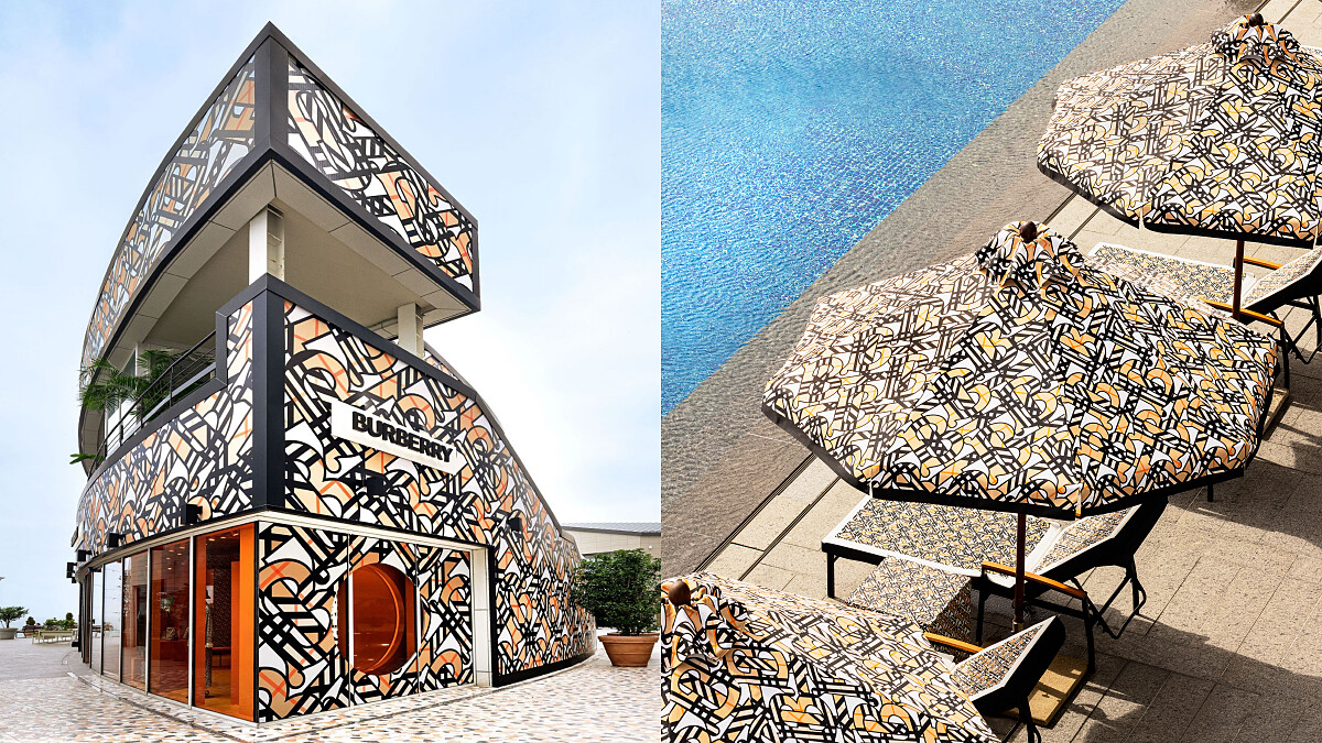 Burberry入駐韓國釜山Ananti Cove！全套TB花押字泳池配備，限時Thomas’s Lounge開張
