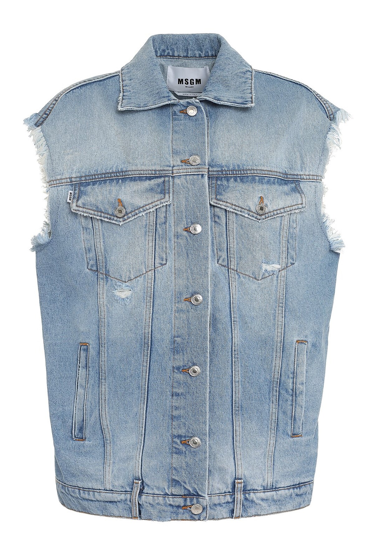 MSGM 丹寧背心，NT21,300。