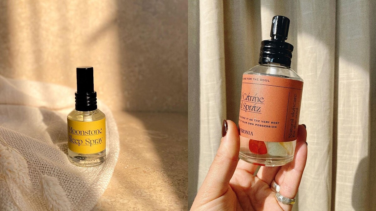 歐美爆紅水晶風潮！英國保養PALM of FERONIA把絕美晶石放入瓶中，月光石噴霧超受歡迎