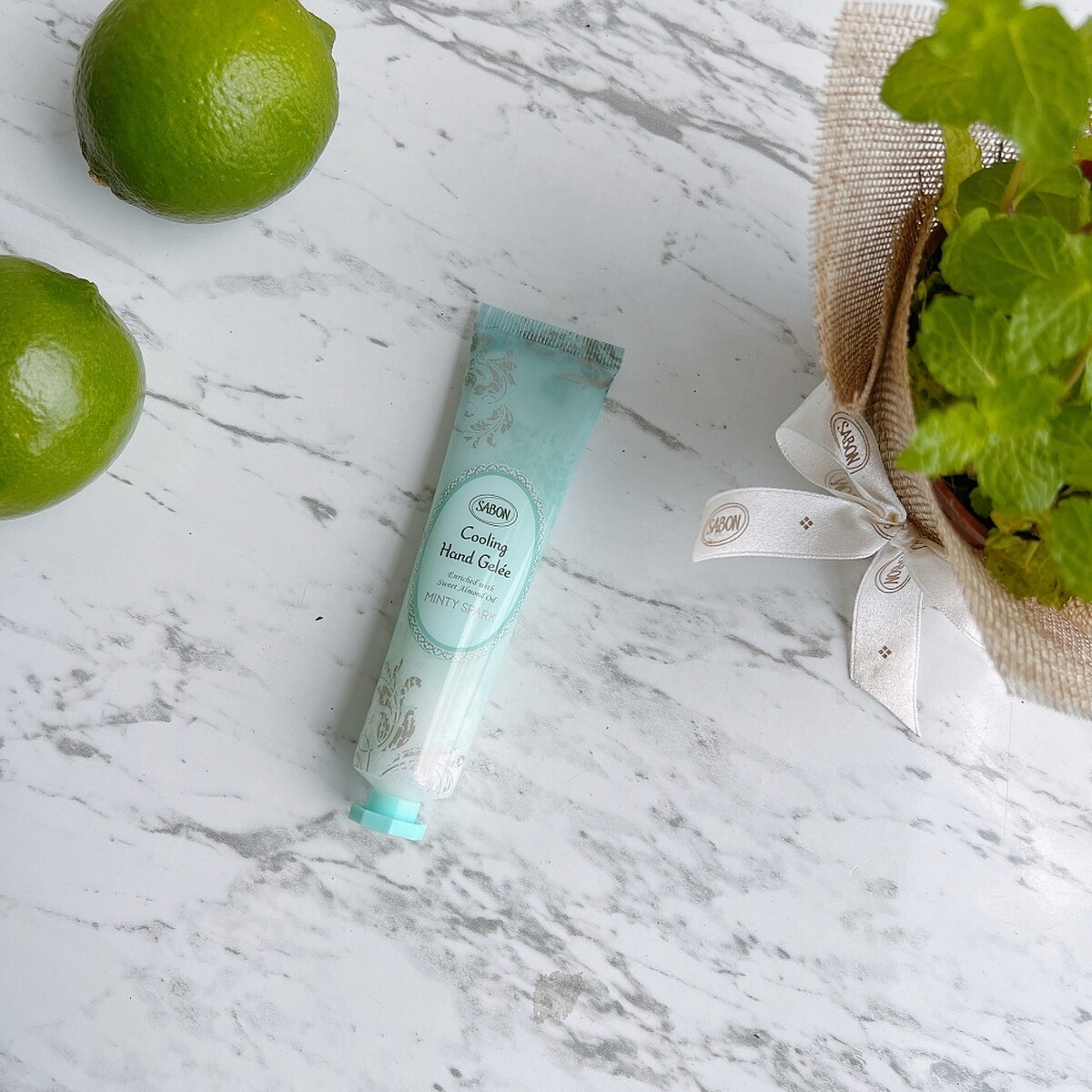 SABON沁檸莫西多護手凝膠30ml條裝，NT380