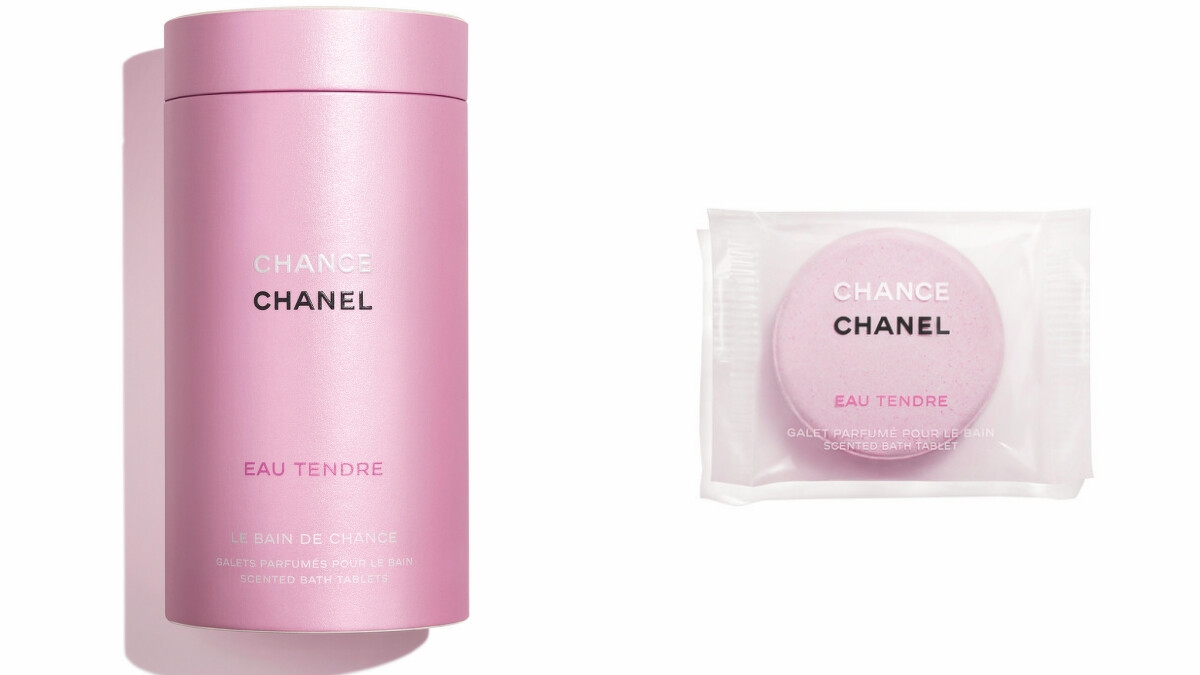 香奈兒CHANCE粉紅泡泡香氛沐浴球10PCE，NT2,320