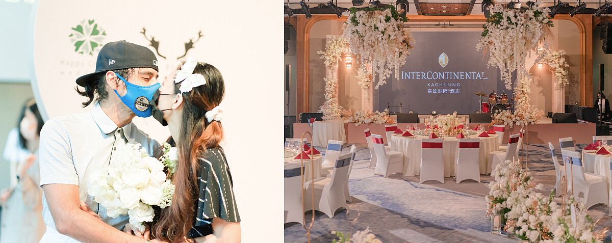 高雄洲際婚禮的奢華創新概念吸睛，民俗月期間限定快閃優惠更推出自由選配方案「我的婚禮，我做主！」每桌$17,800起