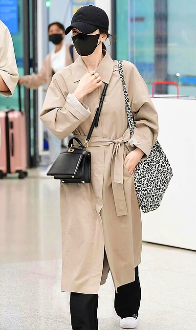 宋慧喬印花帆布袋