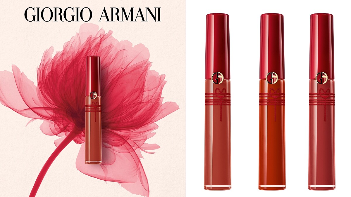 GIORGIO ARMANI2022七夕限定奢華絲絨訂製唇萃(共3色)NT1,350