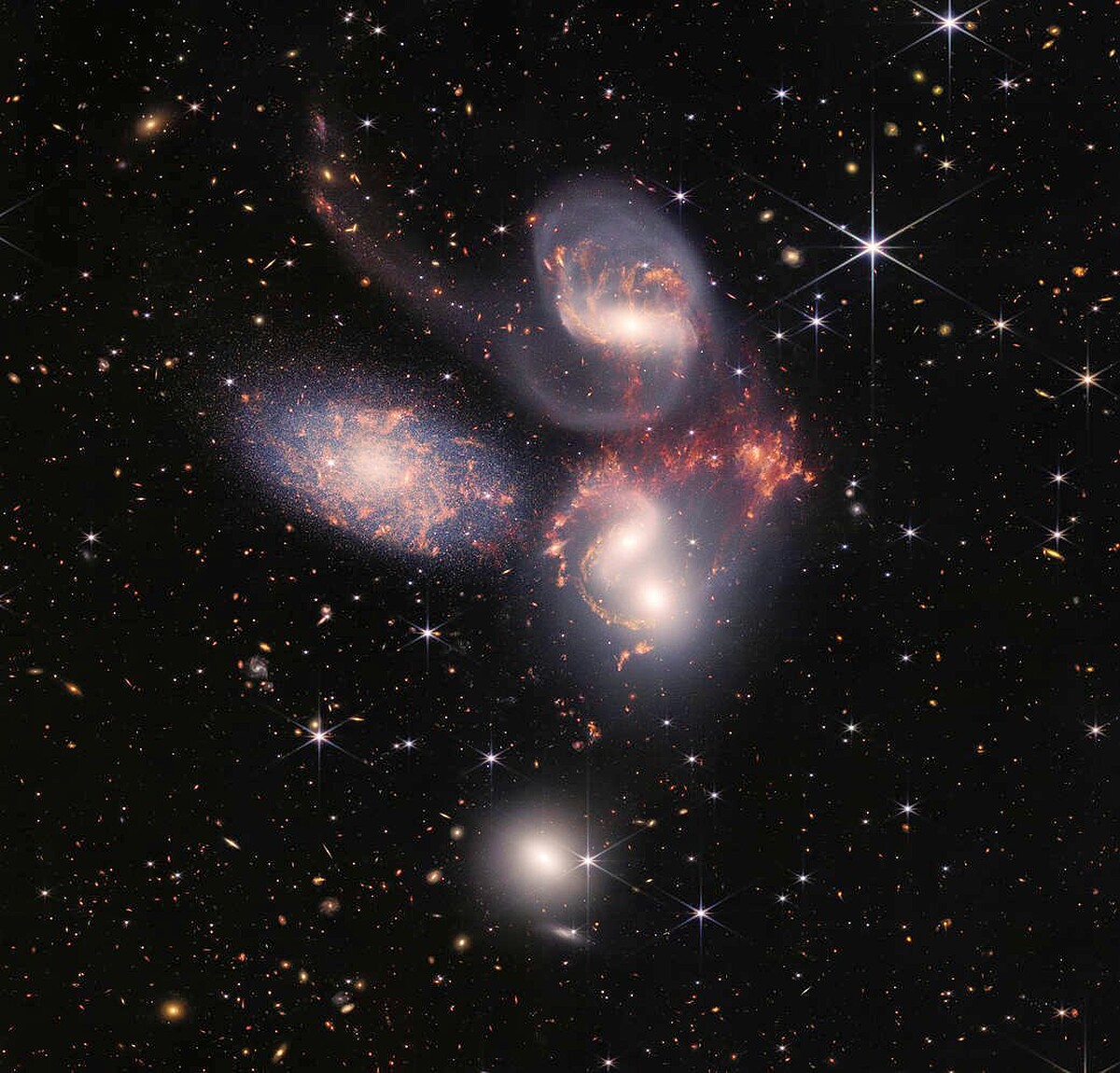 史蒂芬五重星系（Stephan&rsquo;s Quintet）