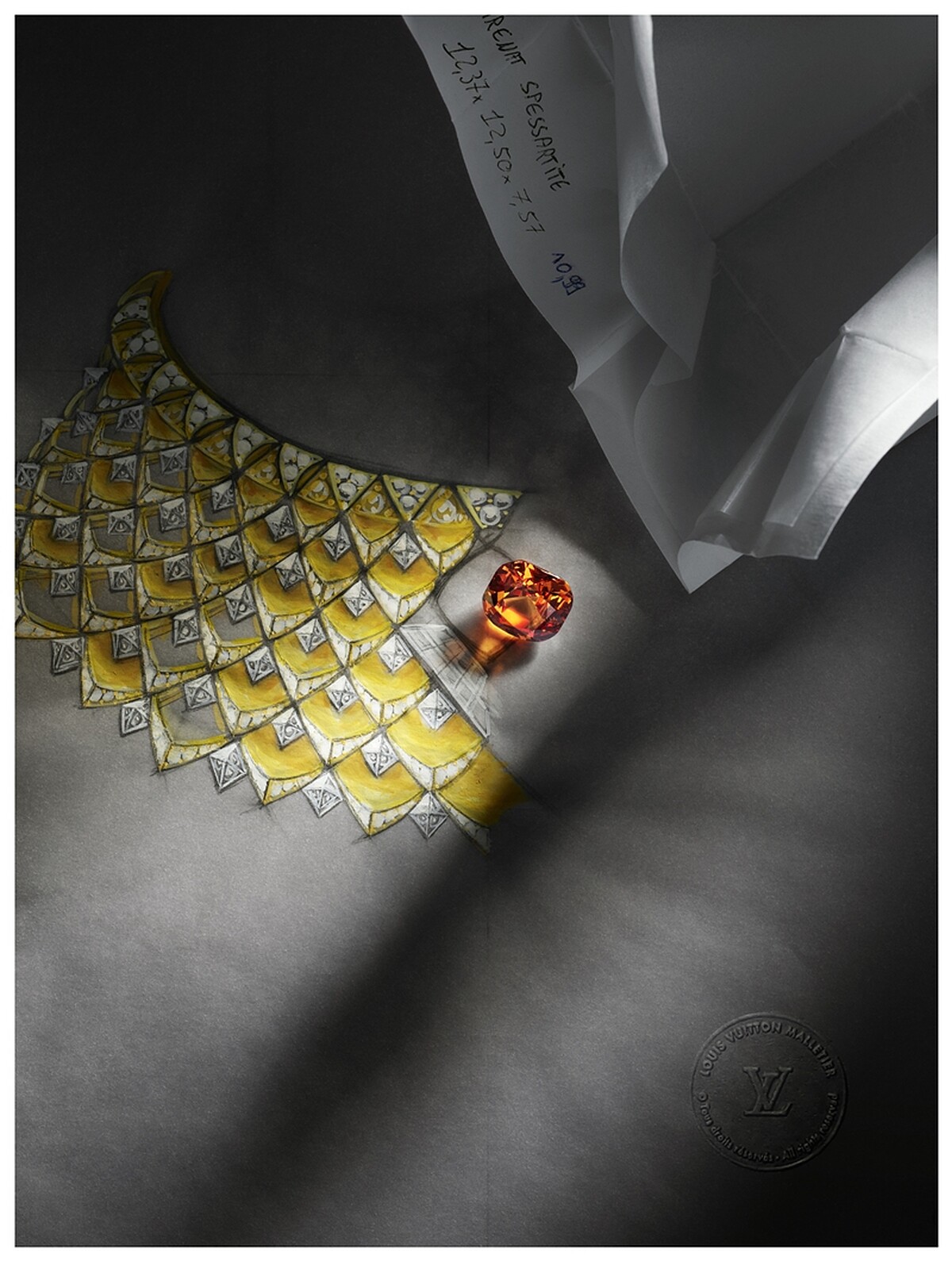 LV頂級珠寶系列《Spirit》系列工藝圖