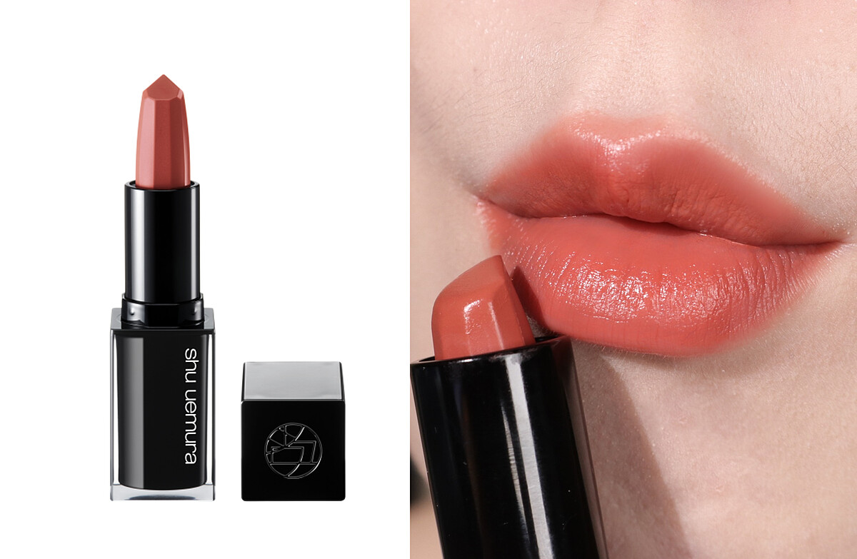 圖片來源：植村秀、IG@memory.dawn/無色限緞光極潤唇膏KS BG963