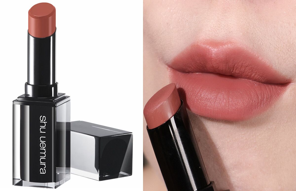 圖片來源：植村秀、IG@memory.dawn/無色限粉霧保濕唇膏M BR781