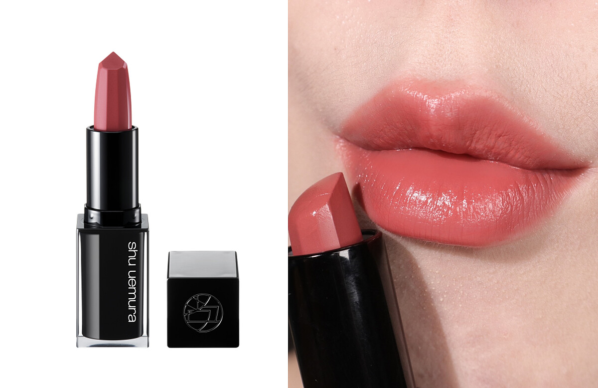 圖片來源：植村秀、IG@memory.dawn/無色限緞光極潤唇膏KS BG964