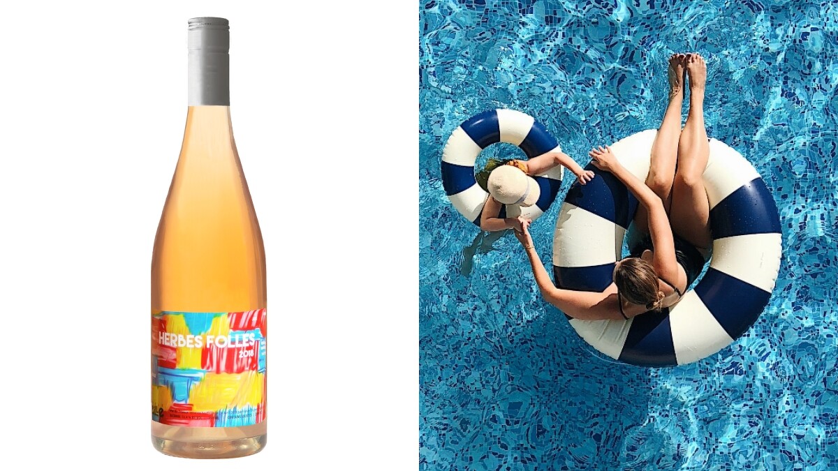 生活類選物包括DOMAINE REVEILLE混釀粉紅葡萄酒與Petites Pommes復古泳圈-南法藍。