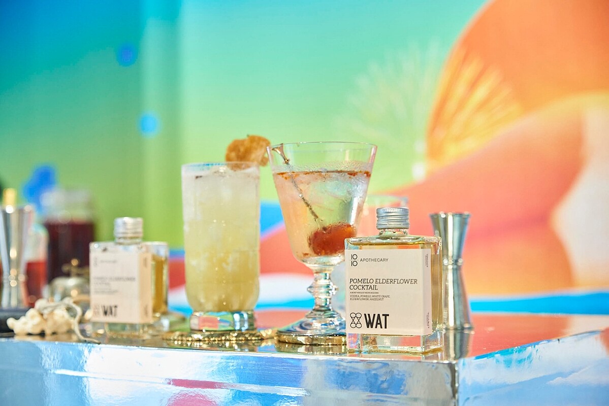 10/10 APOTHECARY X WAT聯名調酒居家酒譜示範。