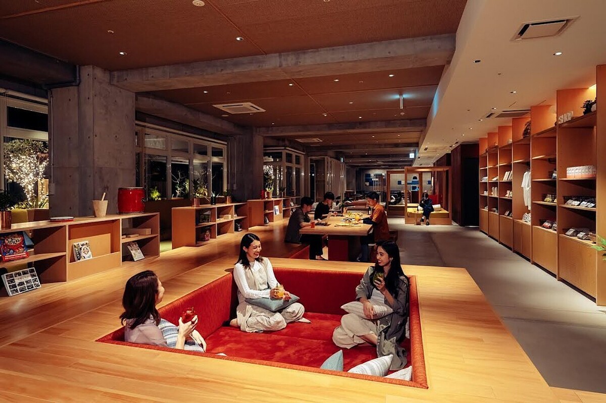 24小時開放的公共空間「TAMARIBA」。