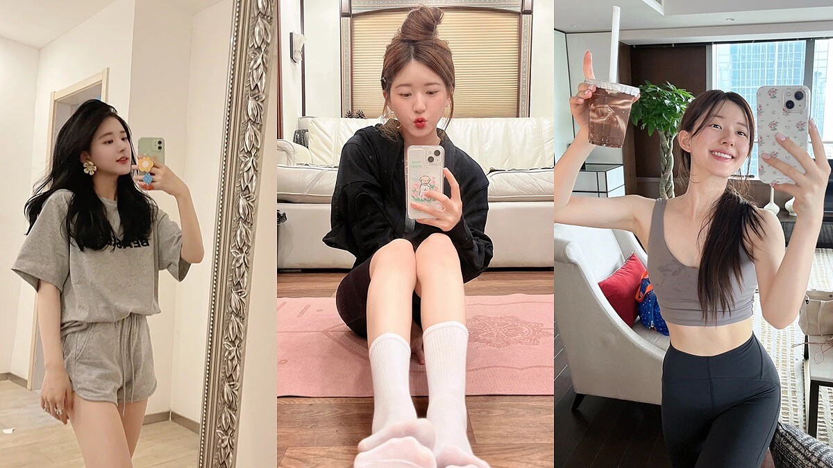 趙露思也是居家運動狂熱者，取經這4套運動穿搭顯腰細又顯腿長