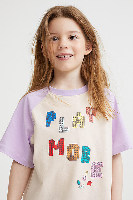 H&M 圖案T恤，NT349。