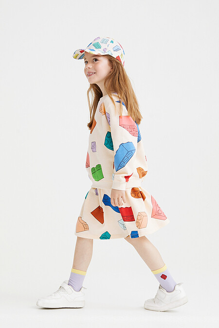 H&M 圖案運動短裙，NT349。