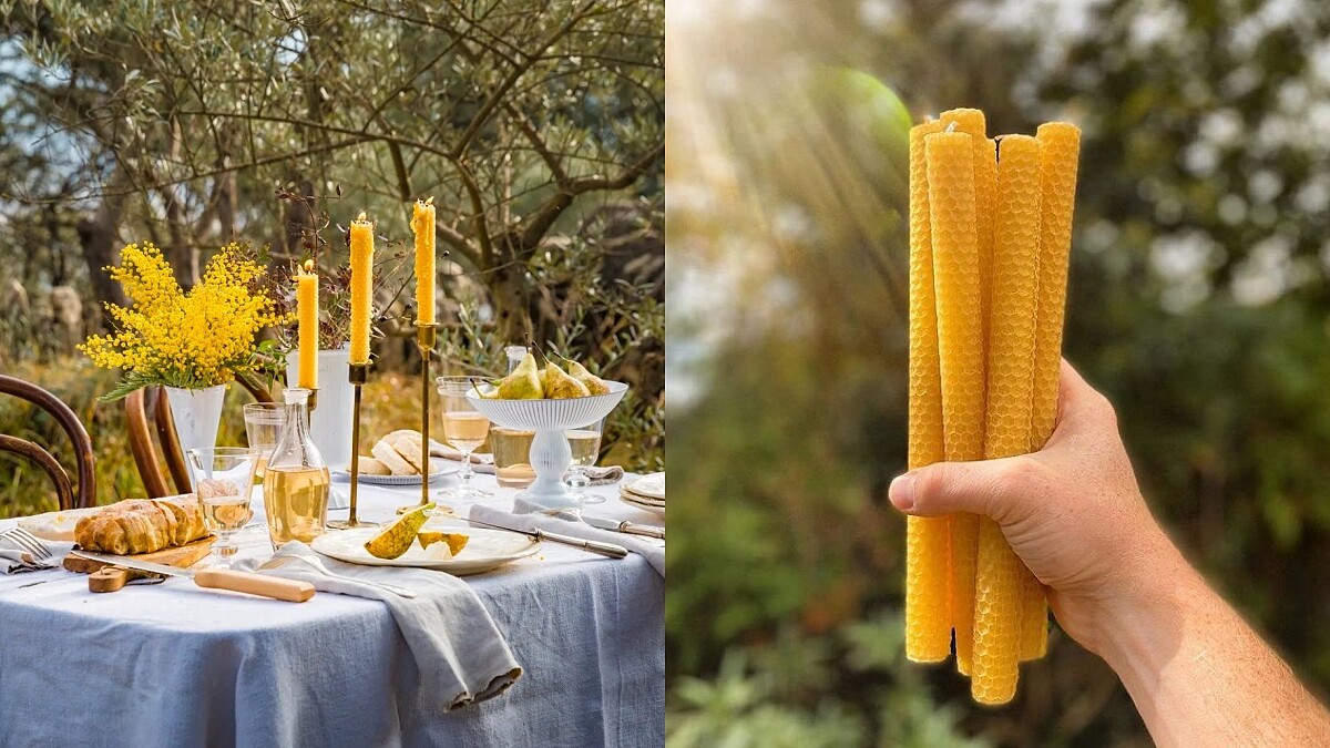 來自法國普羅旺斯的蜂蠟蠟燭Apis Cera，純手工打造、點出南法純淨氣息