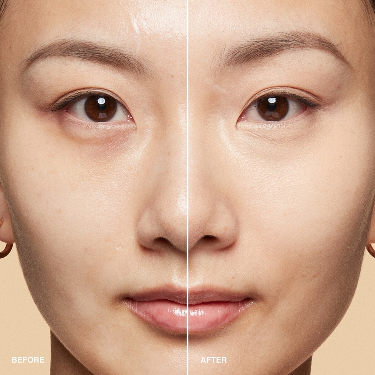 Bobbi Brown完美輕感遮瑕筆Before與After。