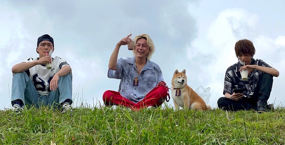 《難破MG5》左起 森本慎太郎 間宮祥太朗 豆三郎 神尾楓珠&copy;Fuji TV 