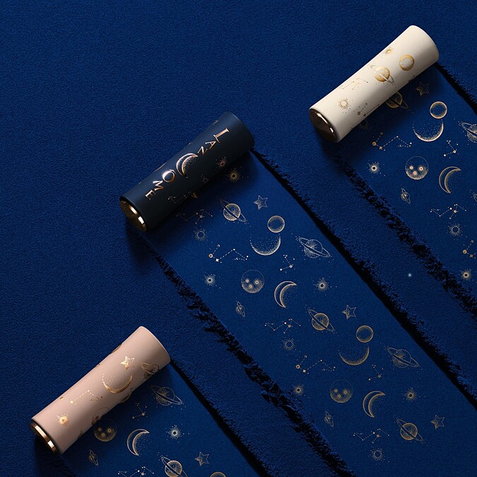 蘭蔻絕對完美唇膏2022七夕限定版情境圖。