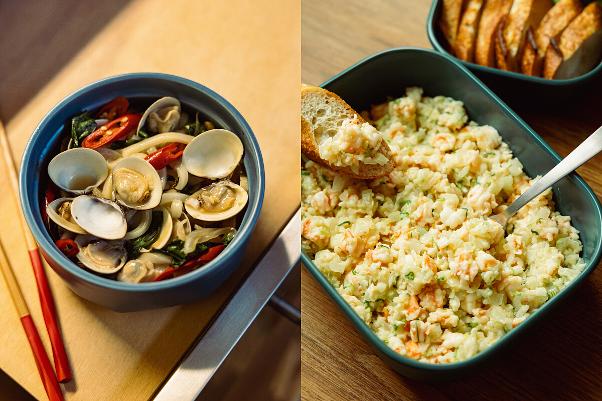 此次選用大量料理中的照片,透過攝影寫實紀錄貼近生活。