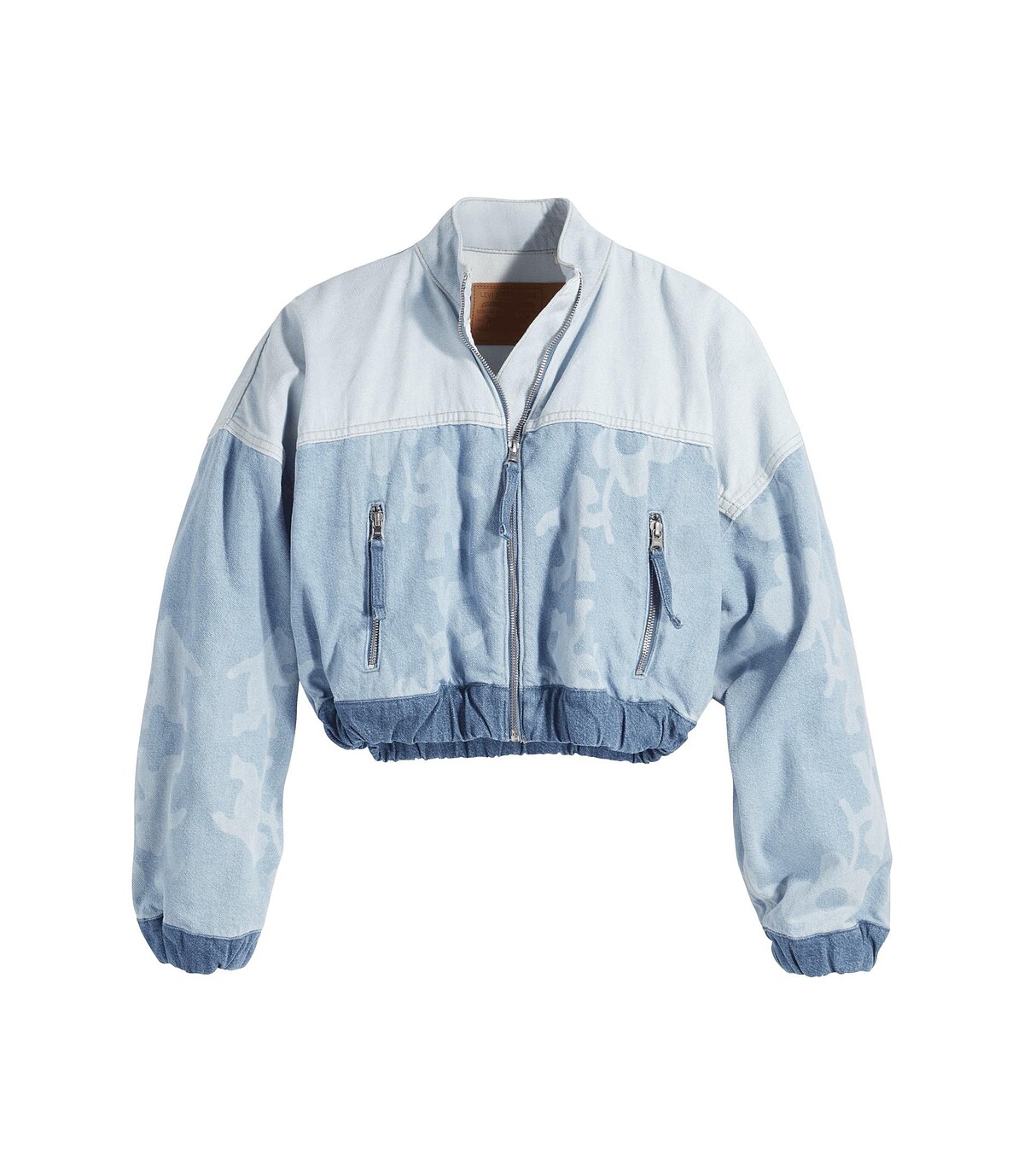 澎袖短版丹寧飛行外套，NT$11,800