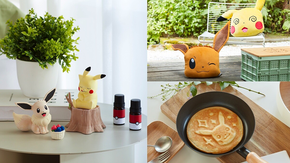 皮卡丘、伊布香氛石萌到融化！HOLA聯名寶可夢第二彈，破50款新品要大師荷包破洞