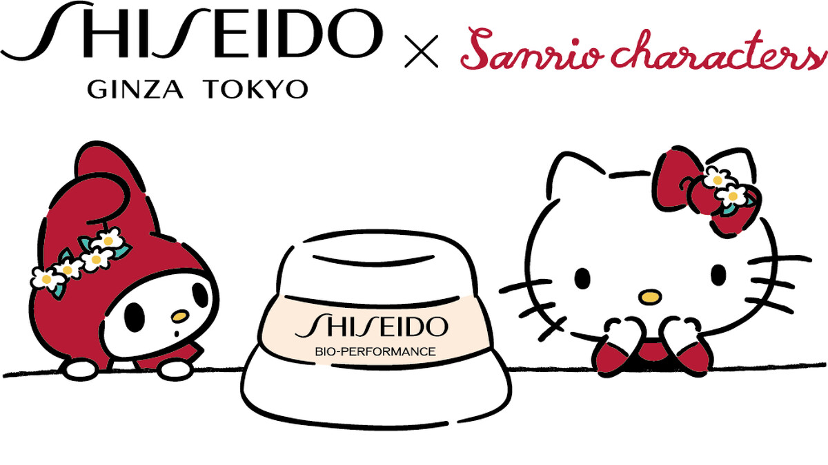 百優乳霜X三麗鷗家族，HELLO KITTY最愛的國民乳霜，一抹彈嫩Q透亮。