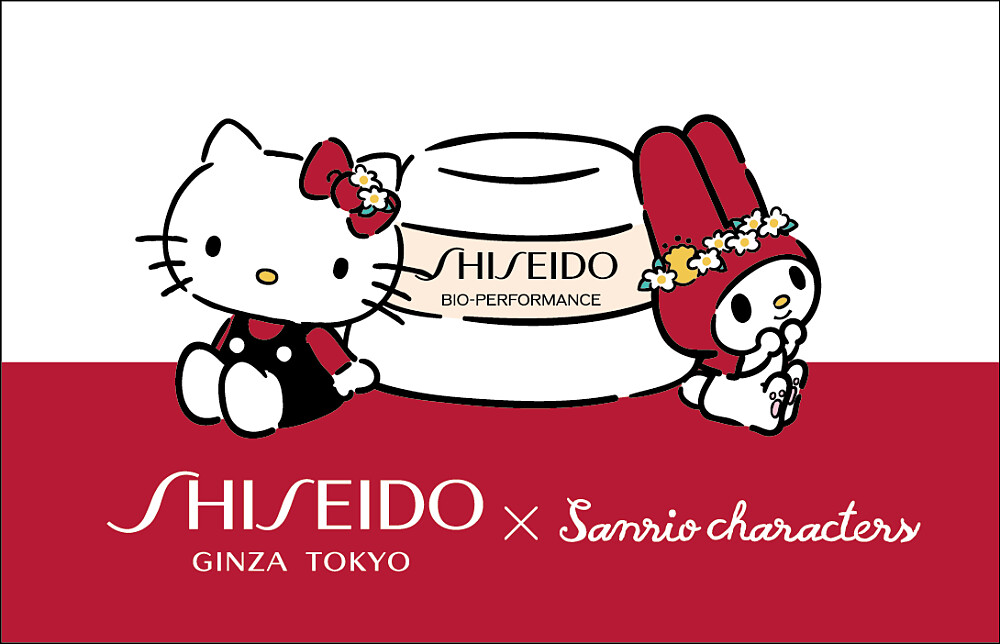 百優乳霜X三麗鷗家族，HELLO KITTY最愛的國民乳霜，一抹彈嫩Q透亮。