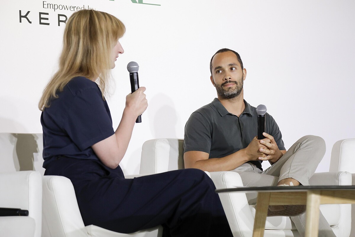 法國美麗佳人國際部編輯 Galia Loupan 與開雲集團 Yoann R&eacute;gent