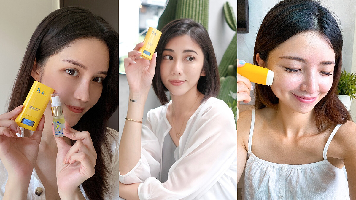 夏季旅遊出門這組超方便～防曬補水精簡快速！DF美肌醫生防曬棒搭配75/25水膜力雙效修護安瓶，友善海洋，保美防曬、口罩補擦也超esay！