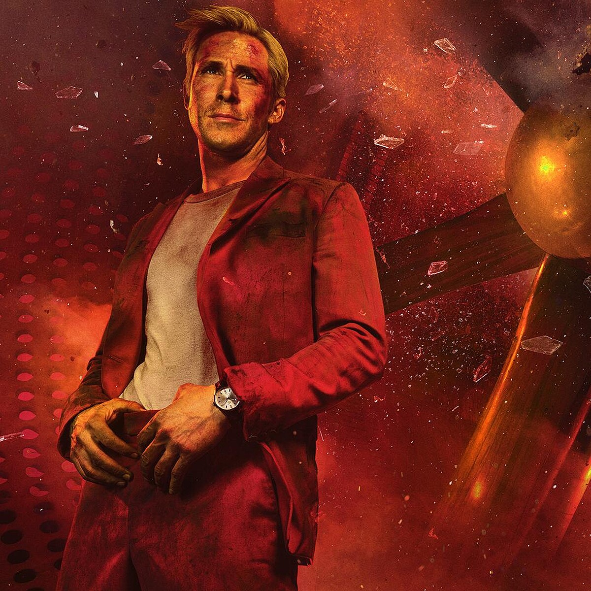 品牌大使Ryan Gosling配戴TAG Heuer Carrera三針日期腕錶形象圖