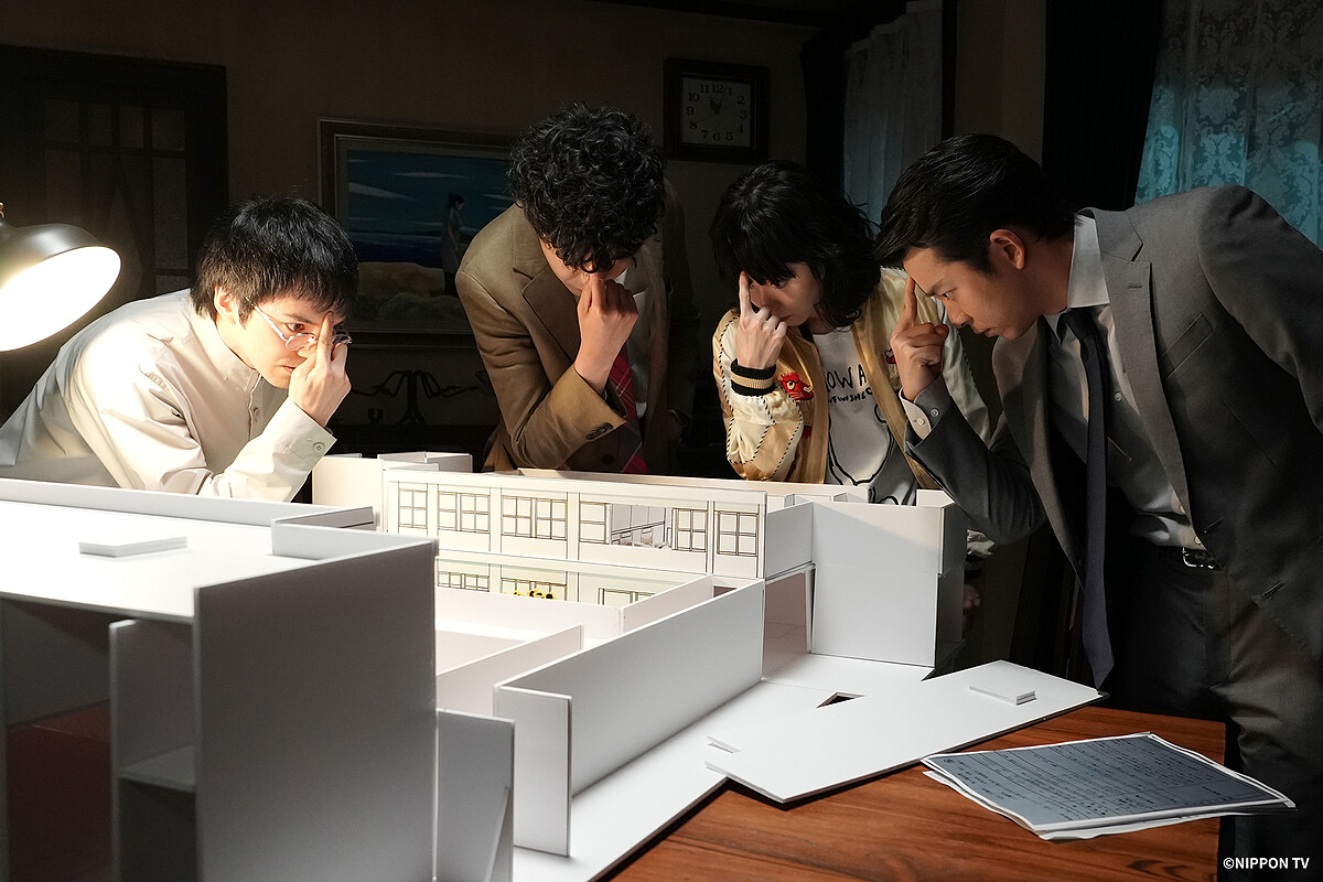 由左至右：林遣都、柄本佑、松岡茉優、仲野太賀