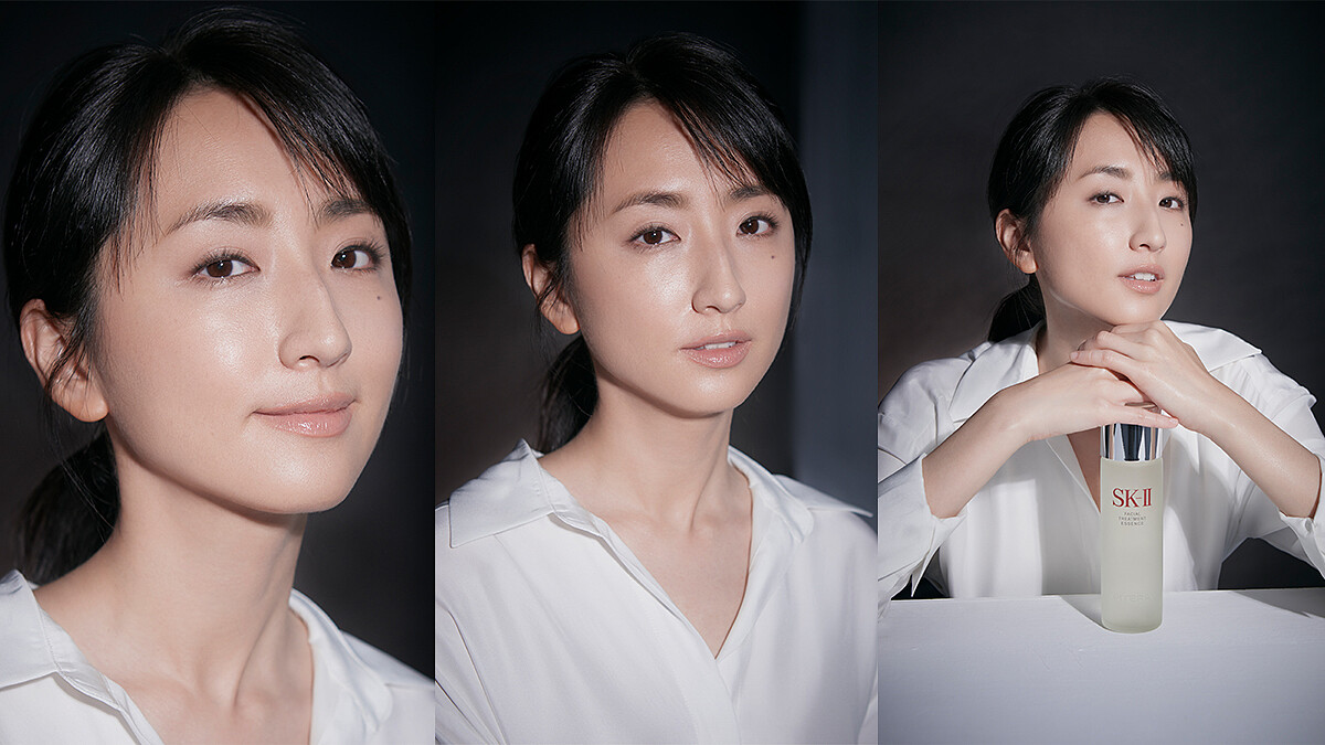 在肌膚通常最不理想的時刻還能晶透發光！質感女星柯佳嬿和三吉彩花、渡邊直美在SK-II「深夜肌膚特寫」計畫中大方展現好肌膚，告白晶透關鍵來自PITERA™！